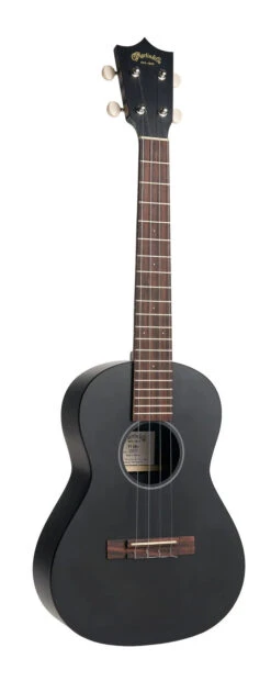 Martin Ukulele, 0X Tenor, Black HPL W/Softshell, Left-Handed - Martin