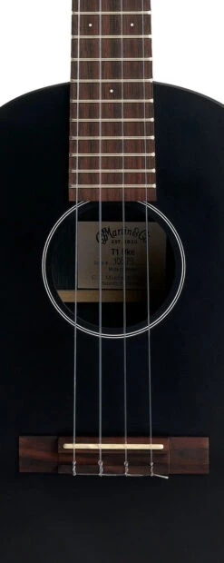 Martin Ukulele, 0X Tenor, Black HPL W/Softshell, Left-Handed - Martin -Zedem Sale Store 0 X TENOR UKE BLACK SMOKE t
