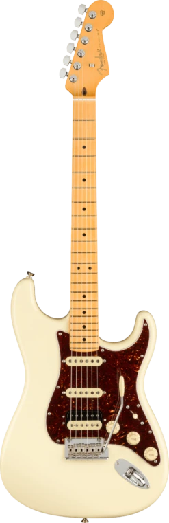 Fender American Professional II Stratocaster HSS, Maple Fingerboard, Olympic White - Fender