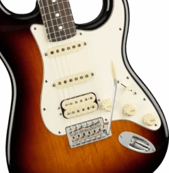 Fender American Performer Stratocaster HSS, Rosewood Fingerboard, 3-Color Sunburst - Fender -Zedem Sale Store 0114920300 gtr frtbdydtl 001 nr