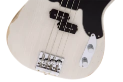 Fender Mike Dirnt Road Worn Precision Bass, Maple Fingerboard - White Blonde - Fender -Zedem Sale Store 0138412701 gtr frtbdydtl 001 nr