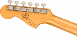 Fender Troy Van Leeuwen Jazzmaster, Bound Maple Fingerboard, Copper Age - Fender -Zedem Sale Store 0140072794 gtr hdstckbck 001 nr