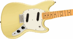 Fender Player II Mustang, Maple Fingerboard, Hialeah Yellow - Fender -Zedem Sale Store 0140462561 fen ins cbr 1 nr