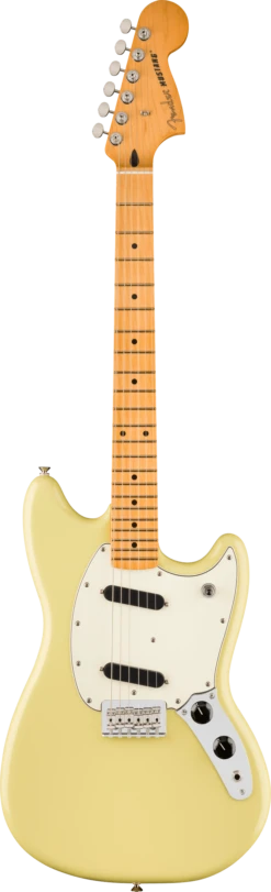 Fender Player II Mustang, Maple Fingerboard, Hialeah Yellow - Fender