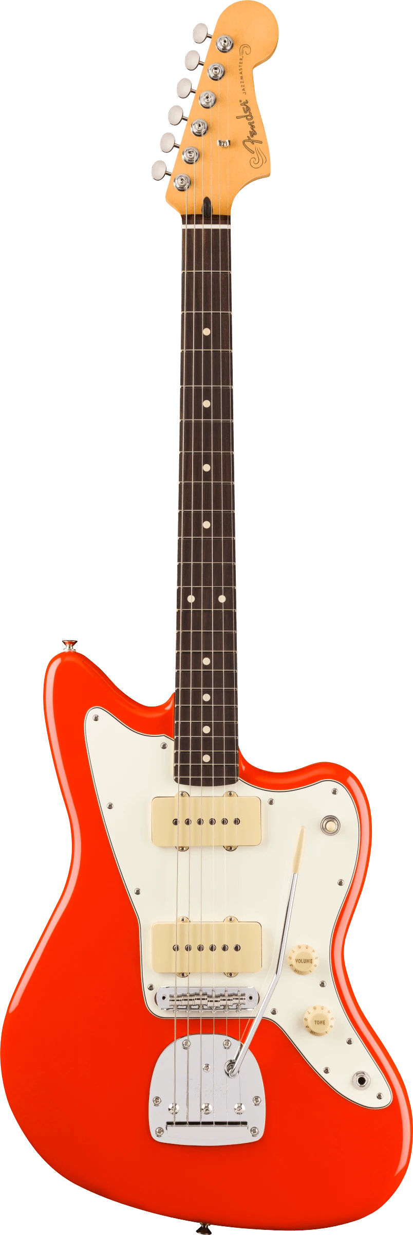 Fender Player II Jazzmaster, Rosewood Fingerboard, Coral Red - Fender 1 Fender Player II Jazzmaster, Rosewood Fingerboard, Coral Red - Fender