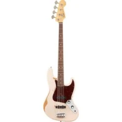 Fender Flea Jazz Bass, Rosewood Fingerboard, Roadworn - Shell Pink - Fender