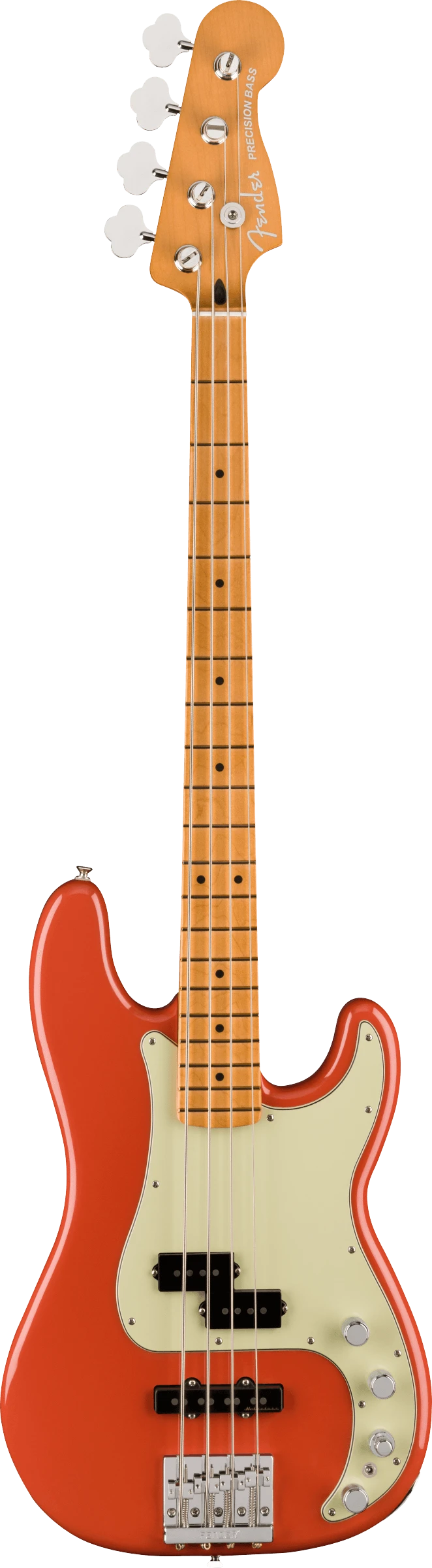 Fender Player Plus Precision Bass, Maple Fingerboard - Fiesta Red - Fender 1 Fender Player Plus Precision Bass, Maple Fingerboard - Fiesta Red - Fender