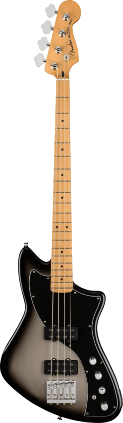 Fender Player Plus Active Meteora Bass, Maple Fingerboard, Silverburst - Fender