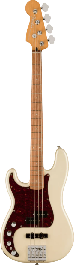 Fender Player Plus Precision Bass, Left-Handed, Pau Ferro Fingerboard - Olympic Pearl - Fender