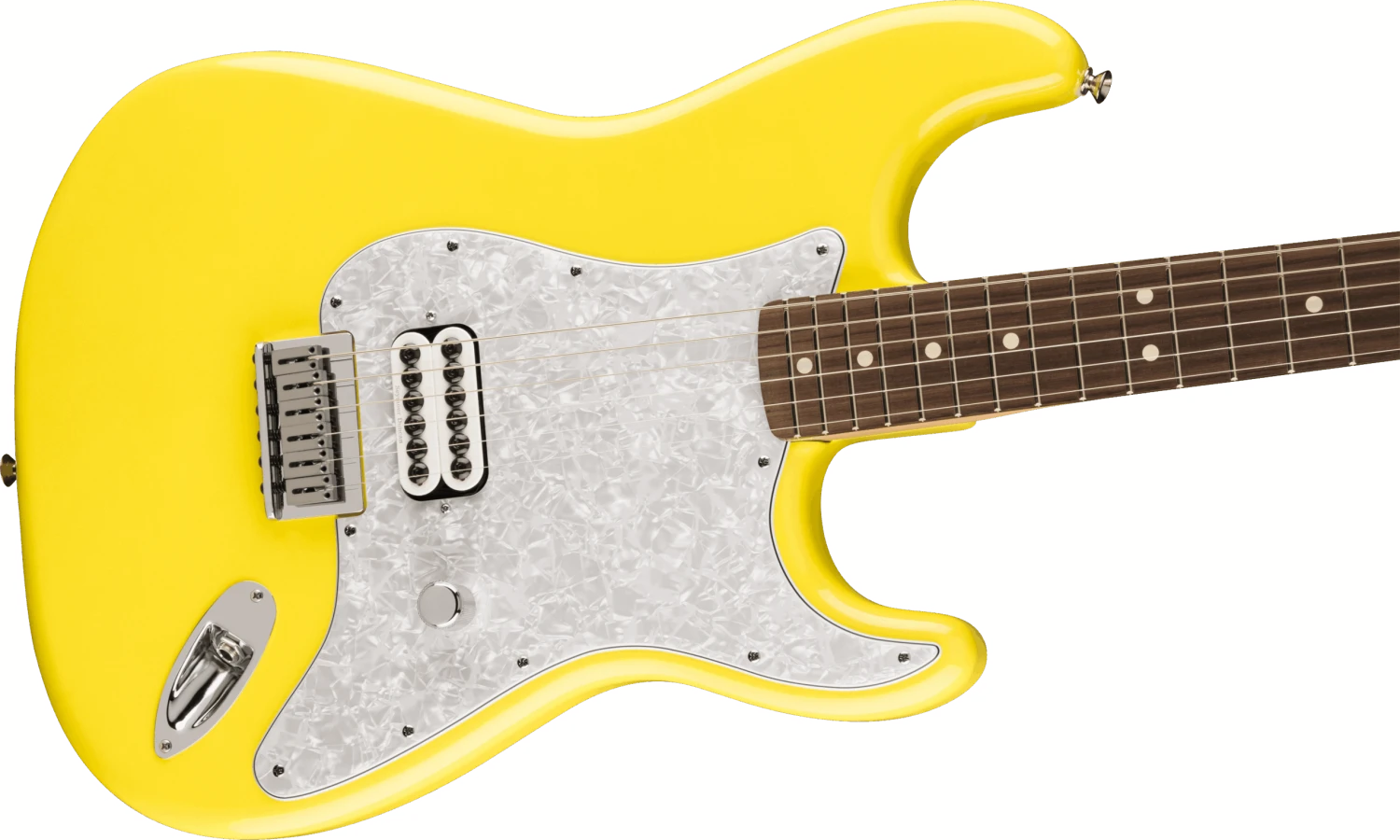 Fender Limited Edition Tom Delonge Stratocaster, Rosewood Fingerboard - Graffiti Yellow - Fender 4 Fender Limited Edition Tom Delonge Stratocaster, Rosewood Fingerboard - Graffiti Yellow - Fender - Image 4