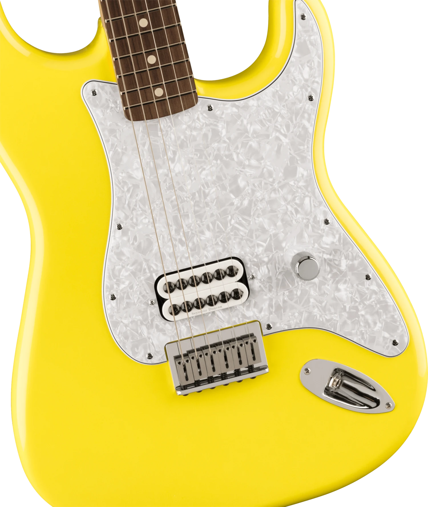 Fender Limited Edition Tom Delonge Stratocaster, Rosewood Fingerboard - Graffiti Yellow - Fender 3 Fender Limited Edition Tom Delonge Stratocaster, Rosewood Fingerboard - Graffiti Yellow - Fender - Image 3