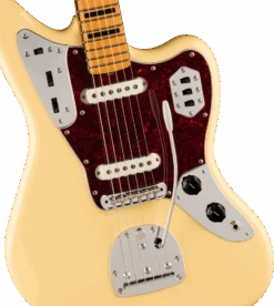 Fender Vintera II '70s Jaguar, Maple Fingerboard, Vintage White - Fender -Zedem Sale Store 0149122341 fen ins fbd 1 nr