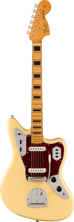 Fender Vintera II '70s Jaguar, Maple Fingerboard, Vintage White - Fender