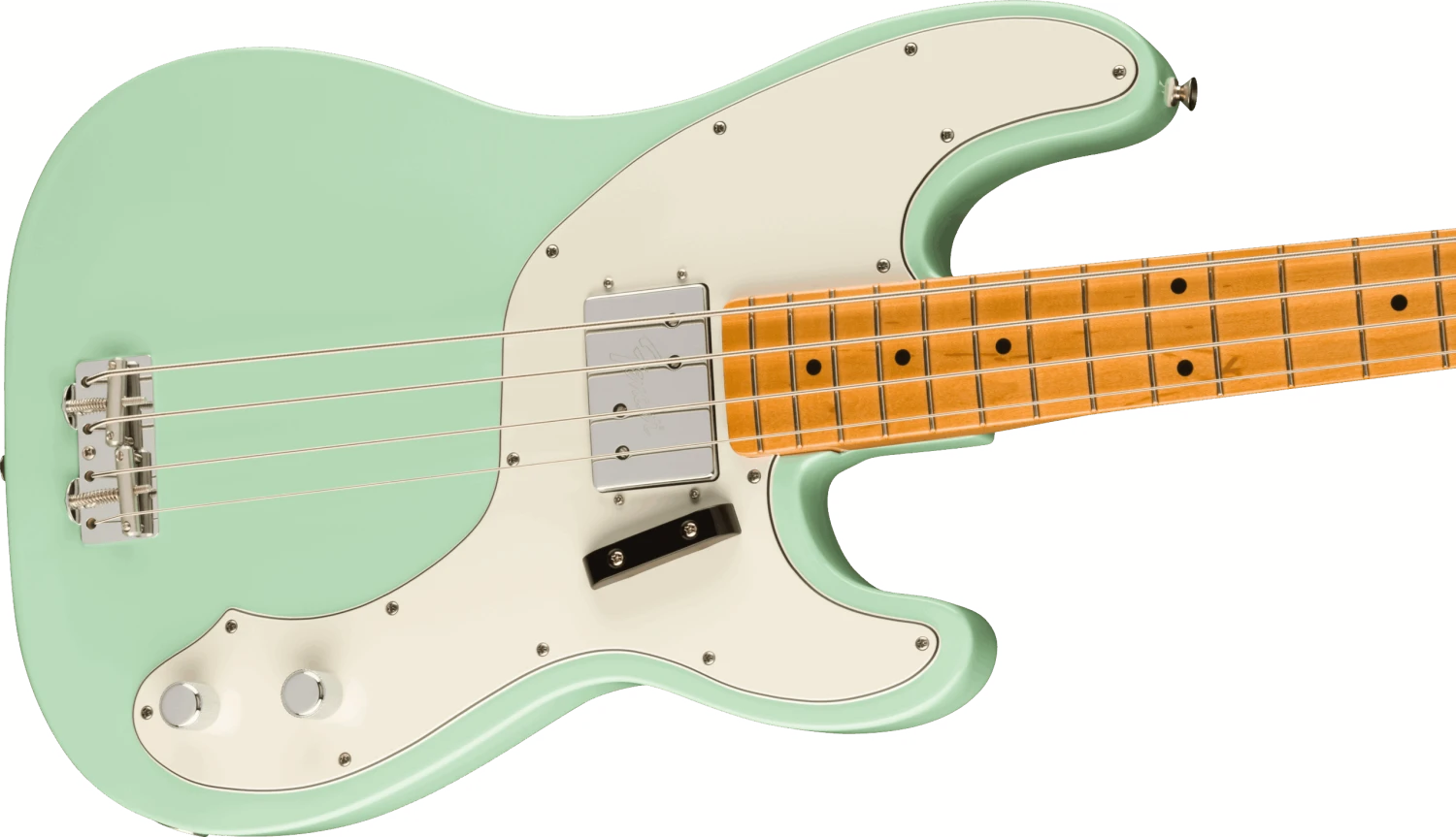 Fender Vintera II '70s Telecaster Bass, Maple Fingerboard, Surf Green - Fender 4 Fender Vintera II '70s Telecaster Bass, Maple Fingerboard, Surf Green - Fender - Image 4