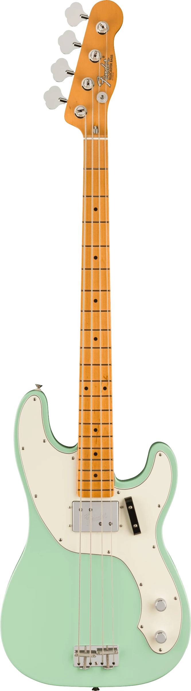 Fender Vintera II '70s Telecaster Bass, Maple Fingerboard, Surf Green - Fender 1 Fender Vintera II '70s Telecaster Bass, Maple Fingerboard, Surf Green - Fender