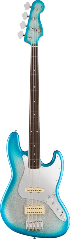 Fender Limited Player Plus X Blu DeTiger Jazz Bass, Rosewood Fingerboard, Sky Burst Sparkle - Fender