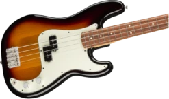 Fender Player Precision Bass, Pau Ferro Fingerboard, 3-Color Sunburst - Fender -Zedem Sale Store 0149803500 gtr cntbdyright 001 nr