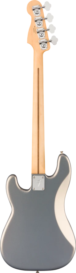 Fender Player Precision Bass, Pau Ferro Fingerboard - Silver - Fender -Zedem Sale Store 0149803581 gtr back 001 rl