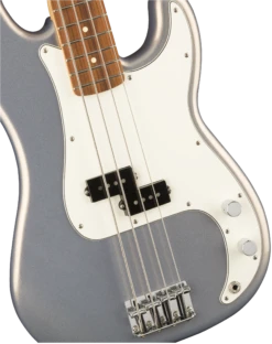 Fender Player Precision Bass, Pau Ferro Fingerboard - Silver - Fender -Zedem Sale Store 0149803581 gtr frtbdydtl 001 nr