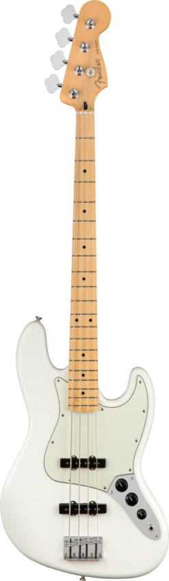 Fender Player Jazz Bass, Maple Fingerboard - Polar White - Fender