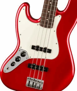 Fender Player Jazz Bass Left-Handed, Pau Ferro Fingerboard - Candy Apple Red - Fender -Zedem Sale Store 0149923509 fen ins fbd 1 nr
