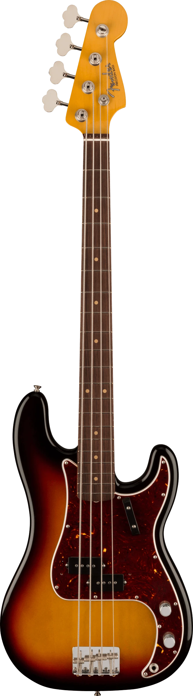 Fender American Vintage II 1960 Precision Bass, Rosewood Fingerboard, 3-Color Sunburst - Fender 1 Fender American Vintage II 1960 Precision Bass, Rosewood Fingerboard, 3-Color Sunburst - Fender