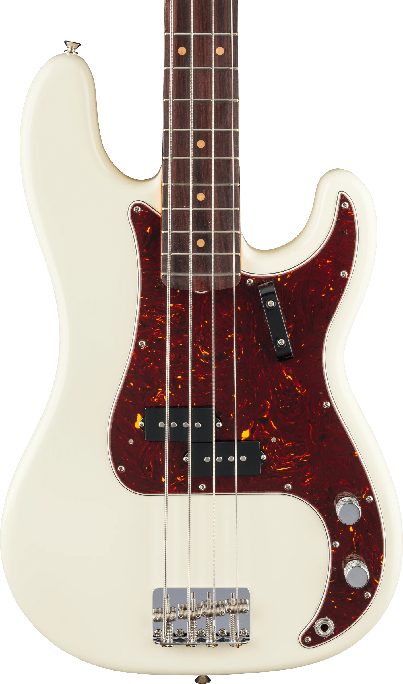 Fender American Vintage II 1960 Precision Bass, Rosewood Fingerboard, Olympic White - Fender 3 Fender American Vintage II 1960 Precision Bass, Rosewood Fingerboard, Olympic White - Fender - Image 3