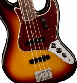 Fender American Vintage II 1966 Jazz Bass, Rosewood Fingerboard, 3-Color Sunburst - Fender -Zedem Sale Store 0190170800 fen ins fbd 1 nr