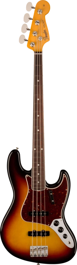 Fender American Vintage II 1966 Jazz Bass, Rosewood Fingerboard, 3-Color Sunburst - Fender