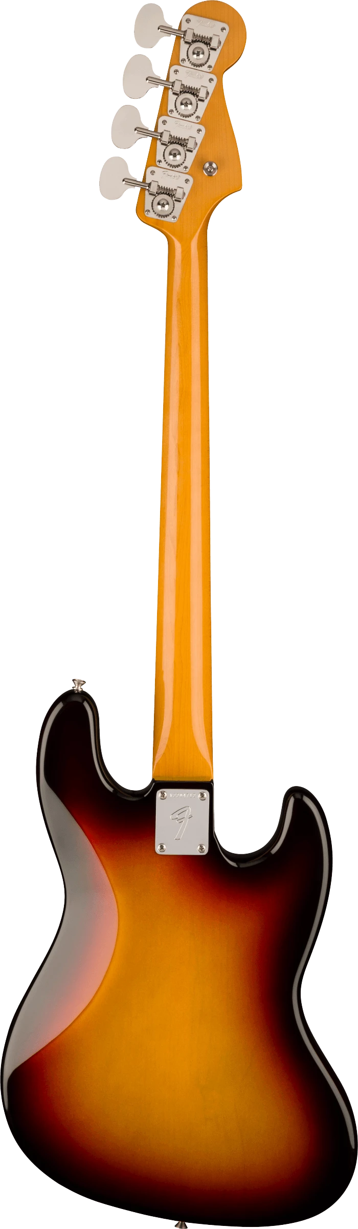 Fender American Vintage II 1966 Jazz Bass Left-Hand, Rosewood Fingerboard, 3-Color Sunburst - Fender 2 Fender American Vintage II 1966 Jazz Bass Left-Hand, Rosewood Fingerboard, 3-Color Sunburst - Fender - Image 2