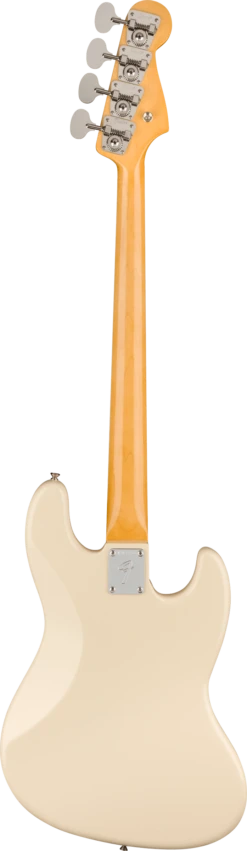 Fender American Vintage II 1966 Jazz Bass Left-Hand, Rosewood Fingerboard, Olympic White - Fender -Zedem Sale Store 0190180805 fen ins bck 1 rr