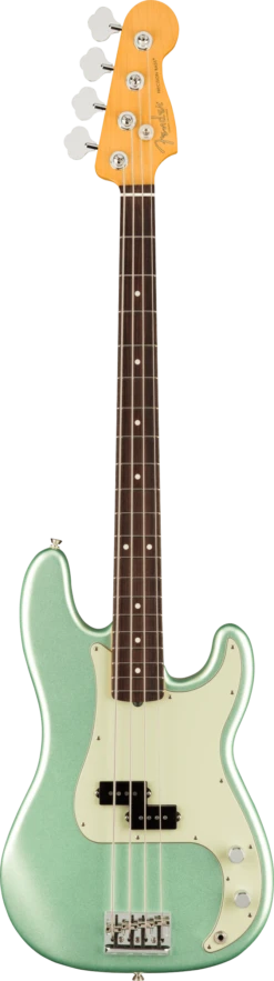 Fender American Professional II Precision Bass, Rosewood Fingerboard, Mystic Surf Green - Fender