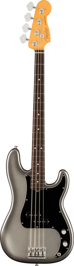 Fender American Professional II Precision Bass, Rosewood Fingerboard, Mercury - Fender