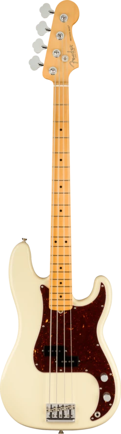 Fender American Professional II Precision Bass, Maple Fingerboard, Olympic White - Fender