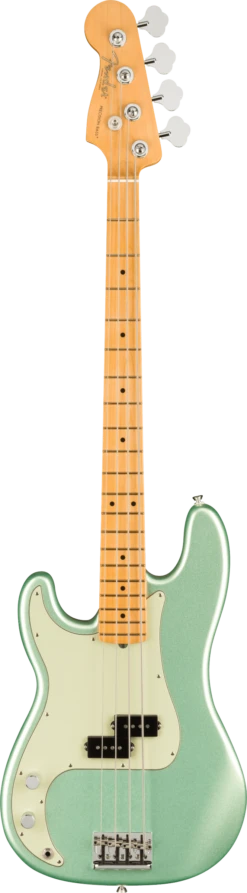 Fender American Professional II Precision Bass Left-Hand, Maple Fingerboard, Mystic Surf Green - Fender