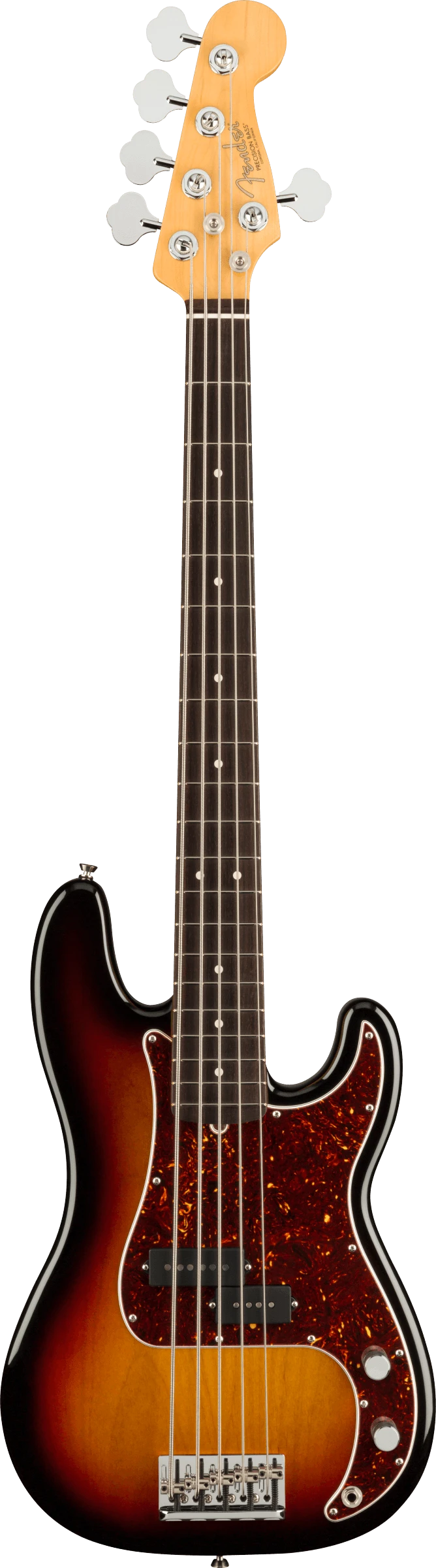 Fender American Professional II Precision Bass V, Rosewood Fingerboard, 3-Color Sunburst - Fender 1 Fender American Professional II Precision Bass V, Rosewood Fingerboard, 3-Color Sunburst - Fender