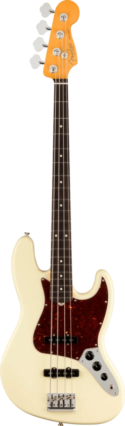 Fender American Professional II Jazz Bass, Rosewood Fingerboard, Olympic White - Fender