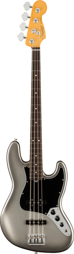 Fender American Professional II Jazz Bass, Rosewood Fingerboard, Mercury - Fender