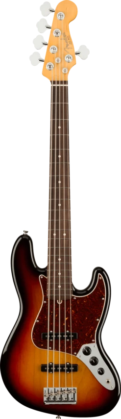 Fender American Professional II Jazz Bass V, Rosewood Fingerboard, 3-Color Sunburst - Fender