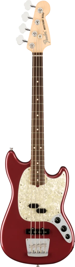 Fender American Performer Mustang Bass, Rosewood Fingerboard, Aubergine - Fender