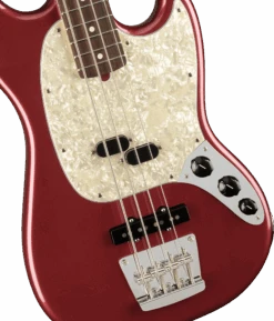 Fender American Performer Mustang Bass, Rosewood Fingerboard, Aubergine - Fender -Zedem Sale Store 0198620345 gtr frtbdydtl 001 nr