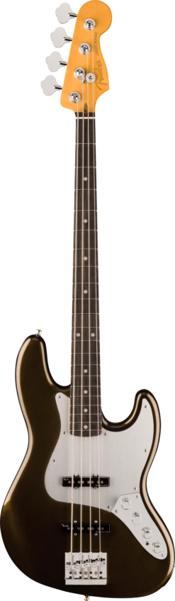 Fender American Ultra II Jazz Bass, Ebony Fingerboard, Texas Tea - Fender