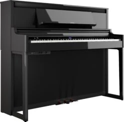 Roland LX-6-PE-WS Premium Upright Digital Piano - Polished Ebony - Roland
