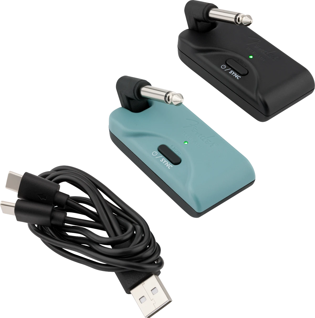 Fender Telepath Wireless System, Mystic Ice Blue And Black - Fender 3 Fender Telepath Wireless System, Mystic Ice Blue And Black - Fender - Image 3