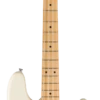Fender Standard Precision Bass, Maple Fingerboard, Black Pickguard, Olympic White - Fender