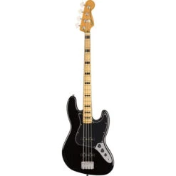 Squier Classic Vibe '70s Jazz Bass, Maple Fingerboard - Black - Squier