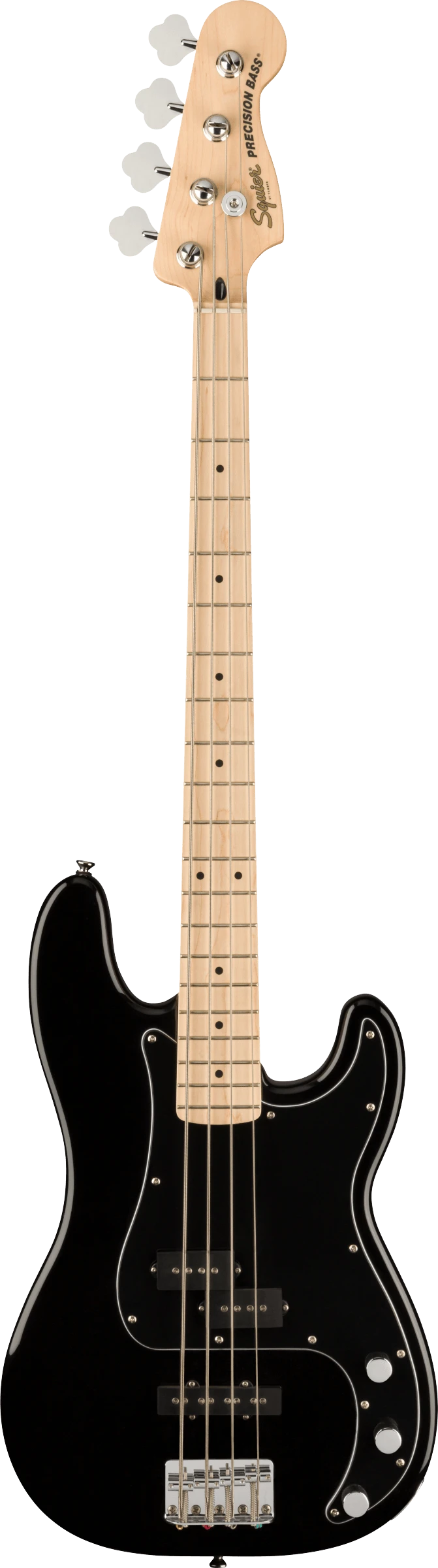 Squier Affinity Series Precision Bass PJ, Maple Fingerboard - Black - Squier 1 Squier Affinity Series Precision Bass PJ, Maple Fingerboard - Black - Squier