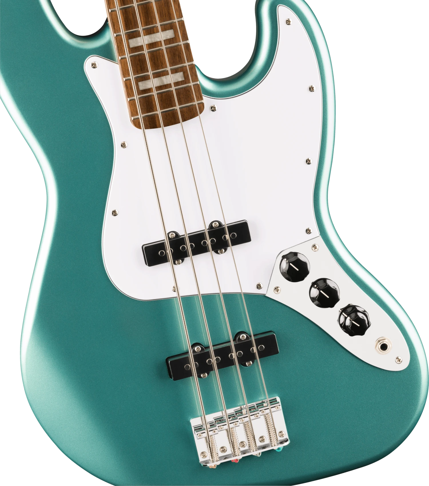 Squier - Affinity Series Active Jazz Bass, Mystic Sea Foam Green - Squier 3 Squier - Affinity Series Active Jazz Bass, Mystic Sea Foam Green - Squier - Image 3