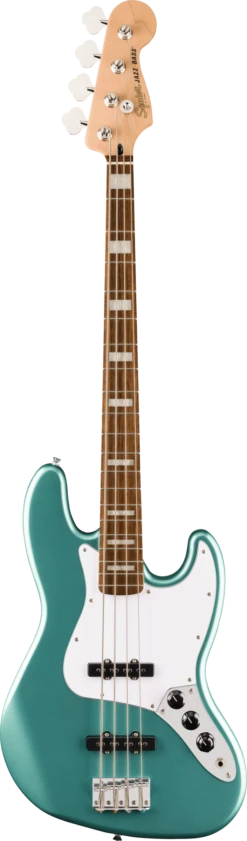 Squier - Affinity Series Active Jazz Bass, Mystic Sea Foam Green - Squier