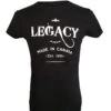Art & Lutherie Legacy Woman Black T-Shirt - Medium - Art And Lutherie -Zedem Sale Store 045716 AL LEGACY BLACK WOMEN M FRONT scaled 1